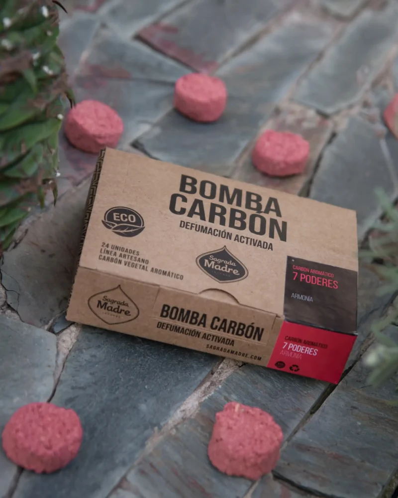 Bomba Carbón De Defumación Activada 7 Poderes X 12