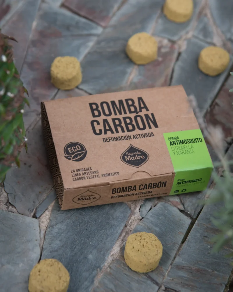 Bomba Carbón De Defumación Activada De Citronela (anti Mosquito) X24