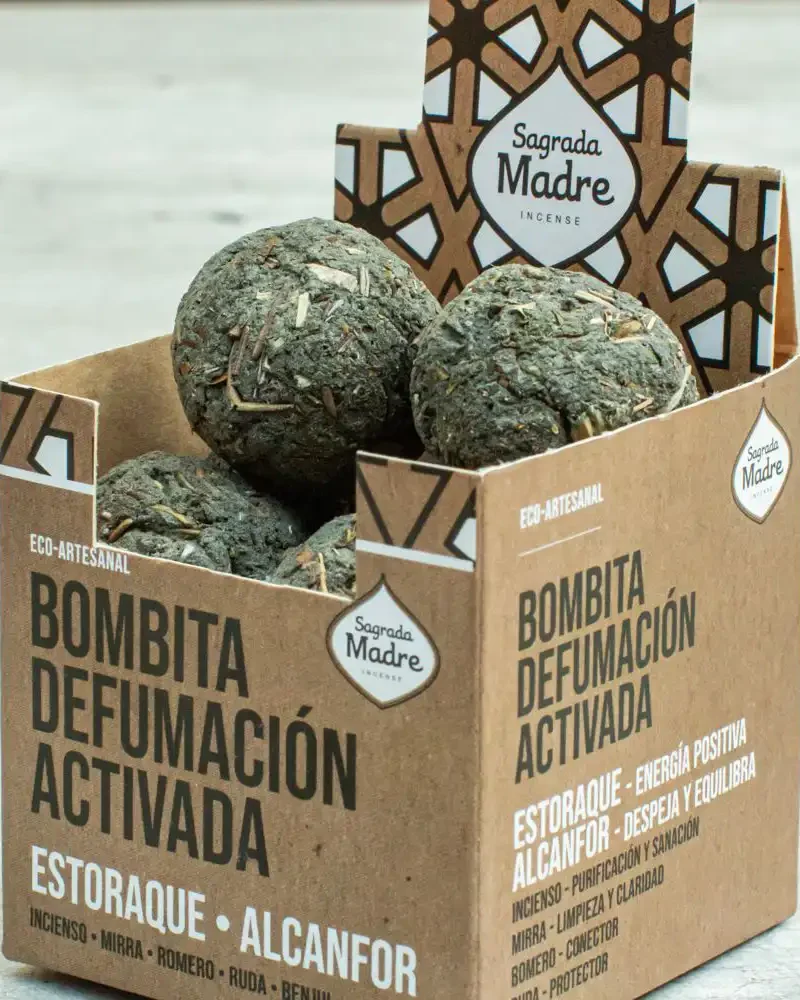 Bombita Defumación Activada Estoraque Y Alcanfor X8