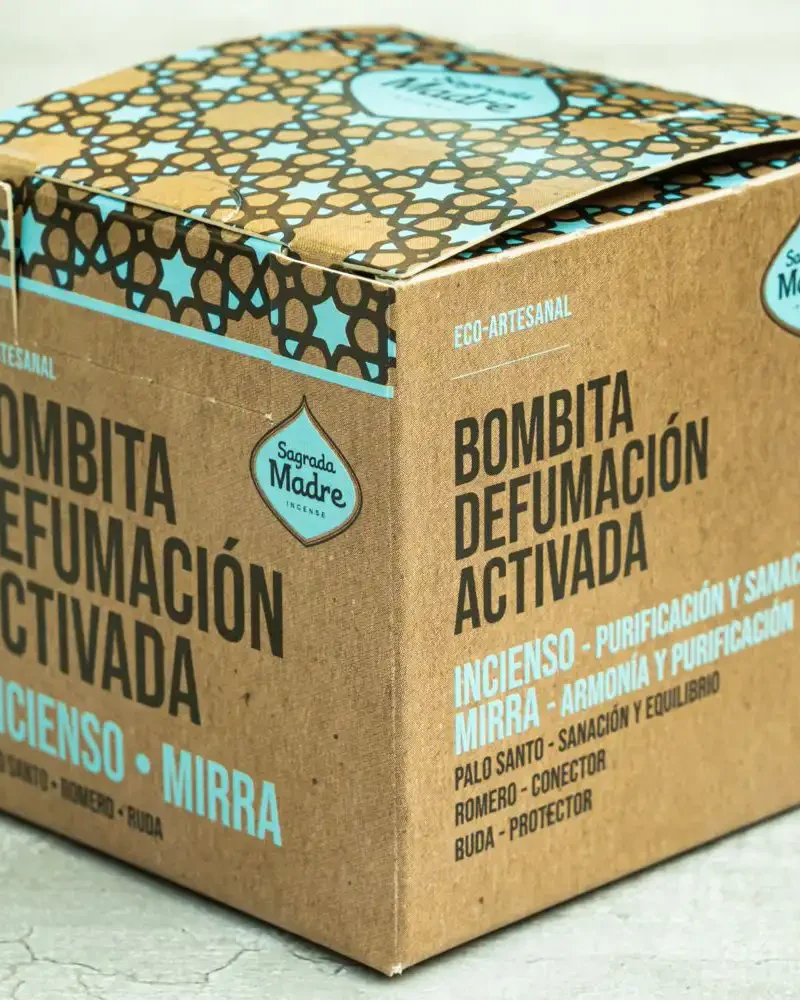 Bombita Defumación Activada Incienso Y Mirra X8