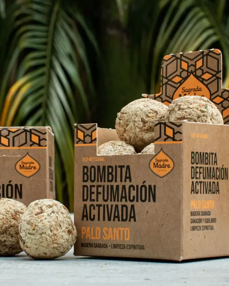 Bombita Defumación Activada Palo Santo X8