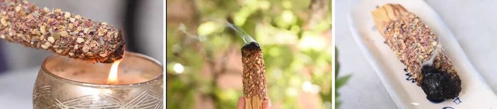 Cómo quemar palo santo paso a paso