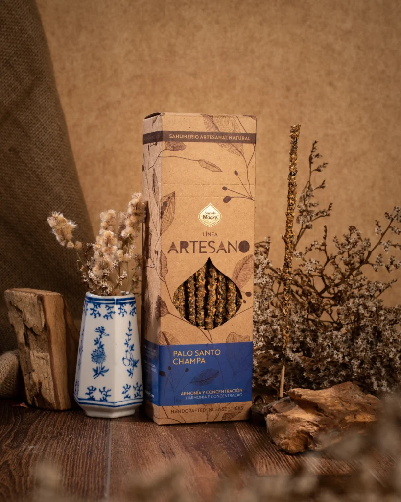 incienso Artesano Palo Santo - Champa - Sahumerio Artesanal Sagrada Madre
