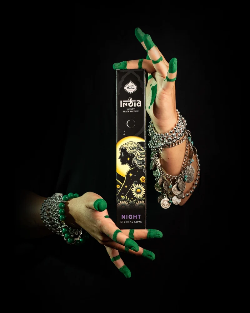 Incienso India Black Noche: Amor Eterno