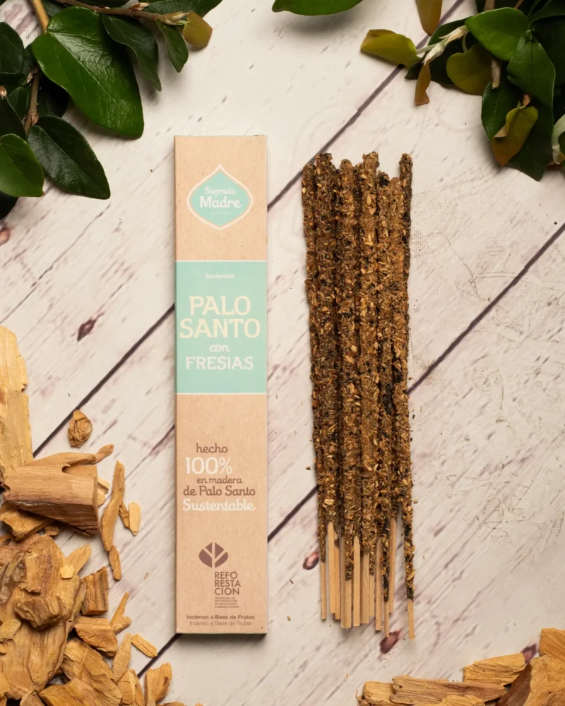 Incienso De Palo Santo Con Fresias