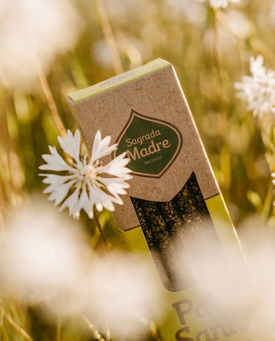 Incienso natural de Palo Santo con Lemon Grass Sagrada Madre