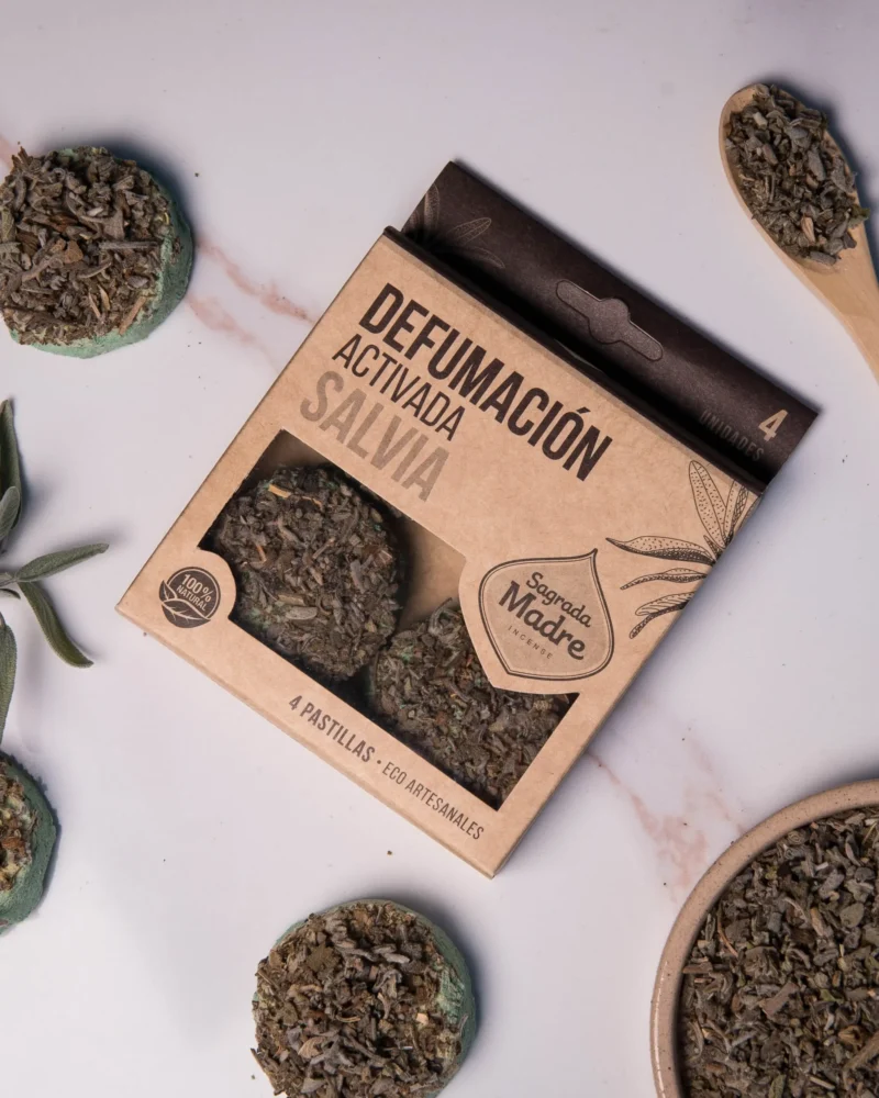 Pastilla De Defumación Activada Con Salvia