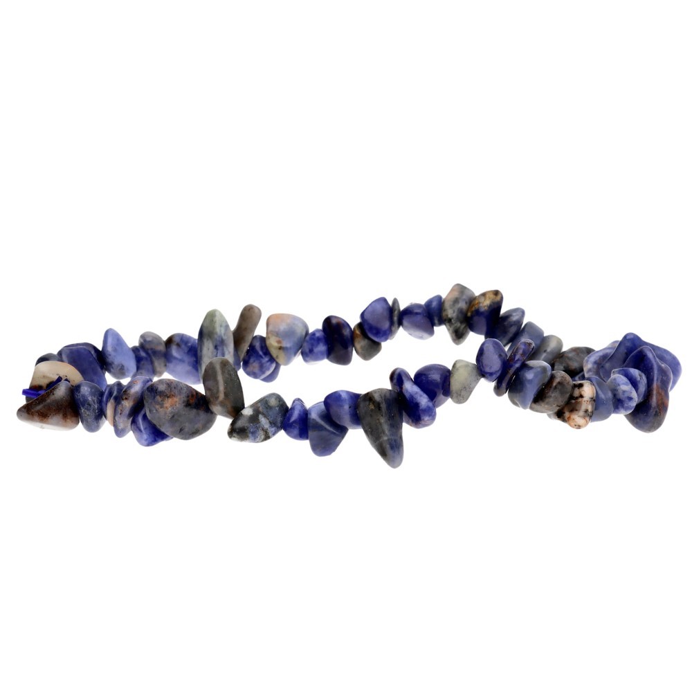 pulsera de chips de sodalita