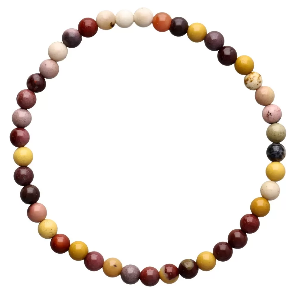 Pulsera de Jaspe Mokaita 4mm