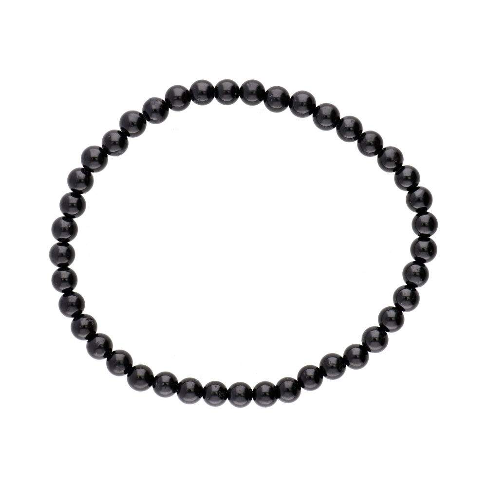 Pulsera de Turmalina Negra 4mm