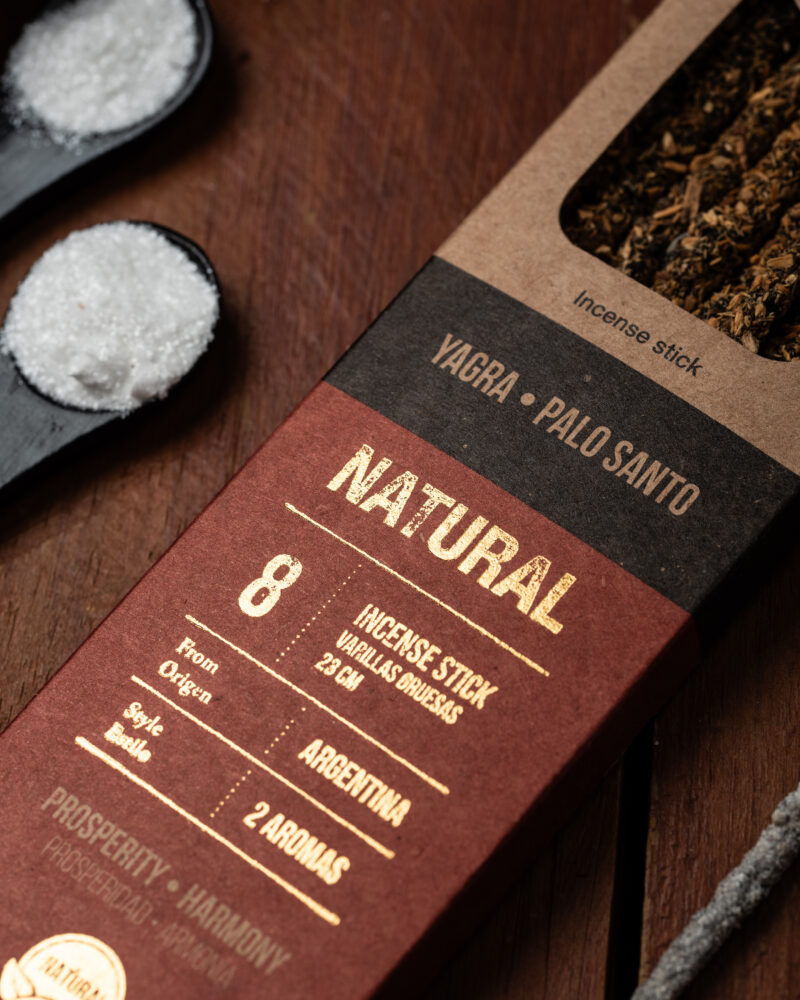 caja incienso sagrada madre con yagra y palo santo